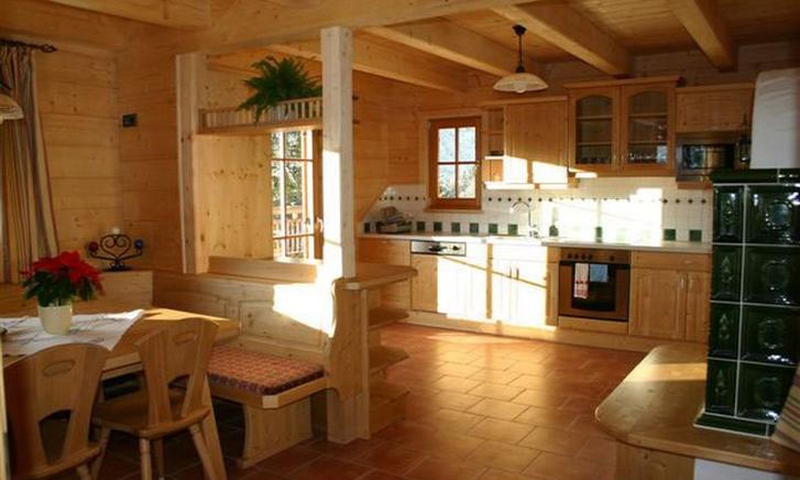 Ferienhaus Österreich Aich 10 Personen - Küche mit Essecke Ferienhaus Österreich Aich 10 Personen