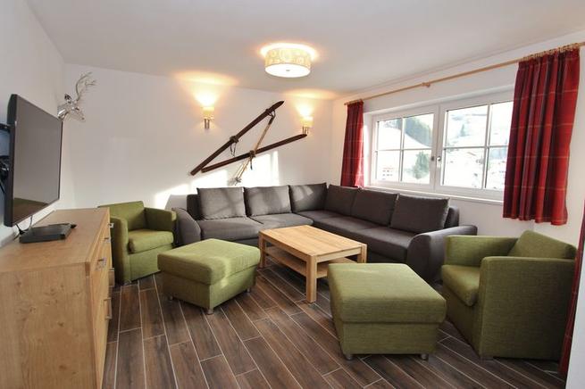Ferienhaus Österreich Saalbach-Hinterglemm 22 Personen - Wohnzimmer Ferienhaus Österreich Saalbach-Hinterglemm 22 Personen